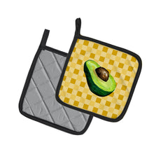 Load image into Gallery viewer, Sliced Avacado on Basketweave Pot Holders - Set of 2 - Heat-Resistant Kitchen Essentials BB7221PTHD