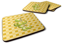 Load image into Gallery viewer, White Grapes on Basketweave Foam Coaster  BB7226FC