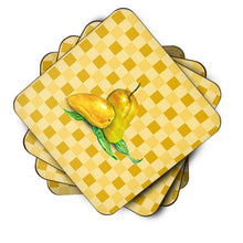 Load image into Gallery viewer, Mangos on Basketweave Foam Coaster  BB7233FC