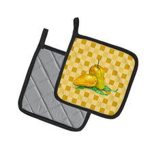 Load image into Gallery viewer, Mangos on Basketweave Pot Holders - Set of 2 - Heat-Resistant Kitchen Essentials BB7233PTHD