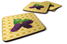 Load image into Gallery viewer, Mulberries on Basketweave Foam Coaster  BB7237FC