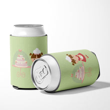 Load image into Gallery viewer, Cake Baker Brunette Green Can or Bottle Hugger BB7256CC