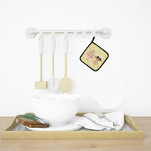 Load image into Gallery viewer, Cake Baker African American Yellow Pot Holders - Set of 2 - Heat-Resistant Kitchen Essentials BB7258PTHD