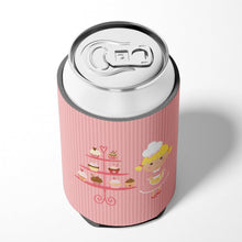 Load image into Gallery viewer, Cupcake Baker Blonde Pink Can or Bottle Hugger BB7260CC