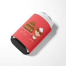 Load image into Gallery viewer, Valentine's Cake Baker Brunette Can or Bottle Hugger BB7263CC