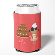 Load image into Gallery viewer, Valentine's Cake Baker African American Can or Bottle Hugger BB7264CC
