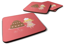 Load image into Gallery viewer, Valentine's Cake Baker Blonde Foam Coaster  BB7265FC