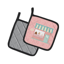 Load image into Gallery viewer, Bake Shoppe Pink Pot Holders - Set of 2 - Heat-Resistant Kitchen Essentials BB7269PTHD