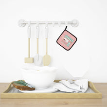 Load image into Gallery viewer, Bake Shoppe Pink Pot Holders - Set of 2 - Heat-Resistant Kitchen Essentials BB7269PTHD