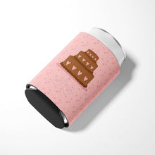 Load image into Gallery viewer, Heart Cake 3 Tier Pink Can or Bottle Hugger BB7273CC