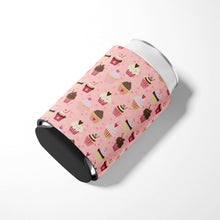 Load image into Gallery viewer, Cupcakes on Pink Can or Bottle Hugger BB7280CC