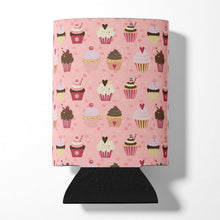 Load image into Gallery viewer, Cupcakes on Pink Can or Bottle Hugger BB7280CC