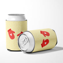 Load image into Gallery viewer, Oven Mitts on Yellow Can or Bottle Hugger BB7282CC
