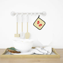 Load image into Gallery viewer, Oven Mitts on Yellow Pot Holders - Set of 2 - Heat-Resistant Kitchen Essentials BB7282PTHD