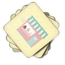 Load image into Gallery viewer, Bake Shoppe on Yellow Foam Coaster  BB7284FC