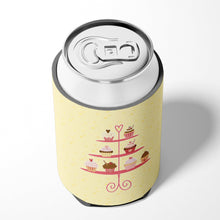 Load image into Gallery viewer, 3 Tier Cupcakes on Yellow Can or Bottle Hugger BB7289CC