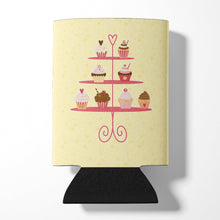 Load image into Gallery viewer, 3 Tier Cupcakes on Yellow Can or Bottle Hugger BB7289CC