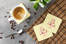 Load image into Gallery viewer, 3 Tier Cupcakes on Yellow Foam Coaster  BB7289FC
