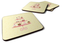 Load image into Gallery viewer, 3 Tier Cupcakes on Yellow Foam Coaster  BB7289FC