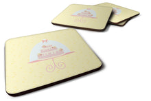 Load image into Gallery viewer, 3 Tier Cake on Yellow Foam Coaster  BB7291FC