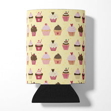Load image into Gallery viewer, Cupcakes on Yellow Can or Bottle Hugger BB7295CC