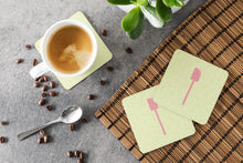 Load image into Gallery viewer, Spatula on Green Foam Coaster  BB7298FC