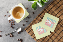 Load image into Gallery viewer, Bake Shoppe on Green Foam Coaster  BB7299FC