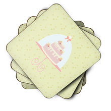 Load image into Gallery viewer, Decorated Cake on Green Foam Coaster  BB7306FC