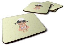 Load image into Gallery viewer, African American Baker on Green Foam Coaster  BB7308FC