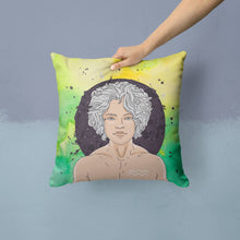 Load image into Gallery viewer, Aquarius Zodiac Sign Throw Pillow - 14x14 Decorative Pillow – Art for Your Home &amp; Patio BB7315PW1414