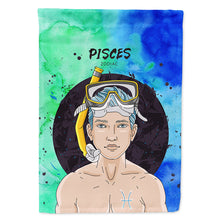 Load image into Gallery viewer, Pisces Zodiac Sign Flag Canvas House Size BB7316CHF