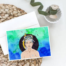 Load image into Gallery viewer, Pisces Zodiac Sign Greeting Cards -  Blank Note Cards – 8-Pack of Artist-Designed Cards with Envelopes