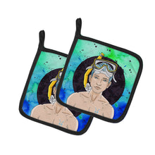 Load image into Gallery viewer, Pisces Zodiac Sign Pot Holders - Set of 2 - Heat-Resistant Kitchen Essentials BB7316PTHD