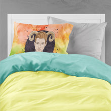 Load image into Gallery viewer, Aries Zodiac Sign Fabric Standard Pillowcase – Artistic Decorative Front, White Back BB7317PILLOWCASE
