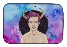 Load image into Gallery viewer, Taurus Zodiac Sign Dish Drying Mat – Absorbent, Artistic Kitchen Essentials BB7318DDM