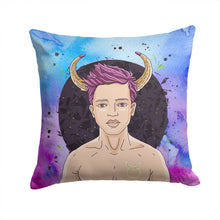 Load image into Gallery viewer, Taurus Zodiac Sign Throw Pillow - 14x14 Decorative Pillow – Art for Your Home &amp; Patio BB7318PW1414