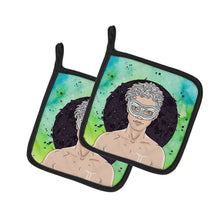 Load image into Gallery viewer, Gemini Zodiac Sign Pot Holders - Set of 2 - Heat-Resistant Kitchen Essentials BB7319PTHD