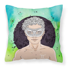 Load image into Gallery viewer, Gemini Zodiac Sign Fabric Decorative Pillow BB7319PW1818