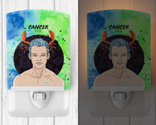 Load image into Gallery viewer, Cancer Zodiac Sign Ceramic Night Light BB7320CNL