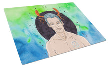 Load image into Gallery viewer, Cancer Zodiac Sign Glass Cutting Boards – Durable, Decorative Kitchen Art Large BB7320LCB