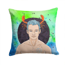 Load image into Gallery viewer, Cancer Zodiac Sign Throw Pillow - 14x14 Decorative Pillow – Art for Your Home &amp; Patio BB7320PW1414