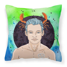 Load image into Gallery viewer, Cancer Zodiac Sign Fabric Decorative Pillow BB7320PW1818