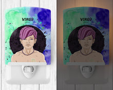 Load image into Gallery viewer, Virgo Zodiac Sign Ceramic Night Light BB7322CNL