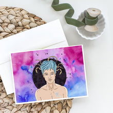 Load image into Gallery viewer, Scorpio Zodiac Sign Greeting Cards -  Blank Note Cards – 8-Pack of Artist-Designed Cards with Envelopes