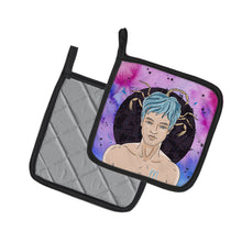 Load image into Gallery viewer, Scorpio Zodiac Sign Pot Holders - Set of 2 - Heat-Resistant Kitchen Essentials BB7324PTHD