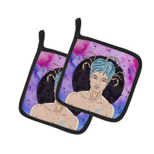 Load image into Gallery viewer, Scorpio Zodiac Sign Pot Holders - Set of 2 - Heat-Resistant Kitchen Essentials BB7324PTHD