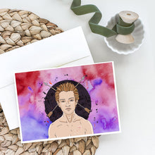 Load image into Gallery viewer, Sagittarius Zodiac Sign Greeting Cards -  Blank Note Cards – 8-Pack of Artist-Designed Cards with Envelopes