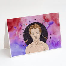 Load image into Gallery viewer, Sagittarius Zodiac Sign Greeting Cards -  Blank Note Cards – 8-Pack of Artist-Designed Cards with Envelopes