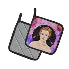 Load image into Gallery viewer, Sagittarius Zodiac Sign Pot Holders - Set of 2 - Heat-Resistant Kitchen Essentials BB7325PTHD