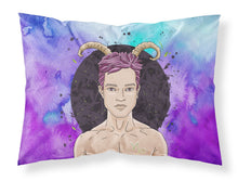 Load image into Gallery viewer, Capricorn Zodiac Sign Fabric Standard Pillowcase – Artistic Decorative Front, White Back BB7326PILLOWCASE